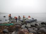 Выгрузка на о. Матуа