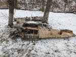 Фрагменты американского самолета в отделе ИВЦ Город воинской славы