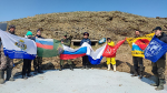 Братская могила на высоте 171. О. Шумшу. 1 июня 2025 г. Возложение венков от города Петропавловска-Камчатского и Камчатского края-4